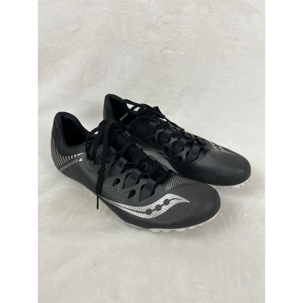Saucony Showdown 4 Spikes Men’s Size 8.5 Black & Gray Track Field Running Racing